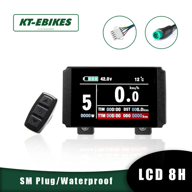 24V 36V 48V E-bike KT Controller LCD Display with USB Function Conversion Kit