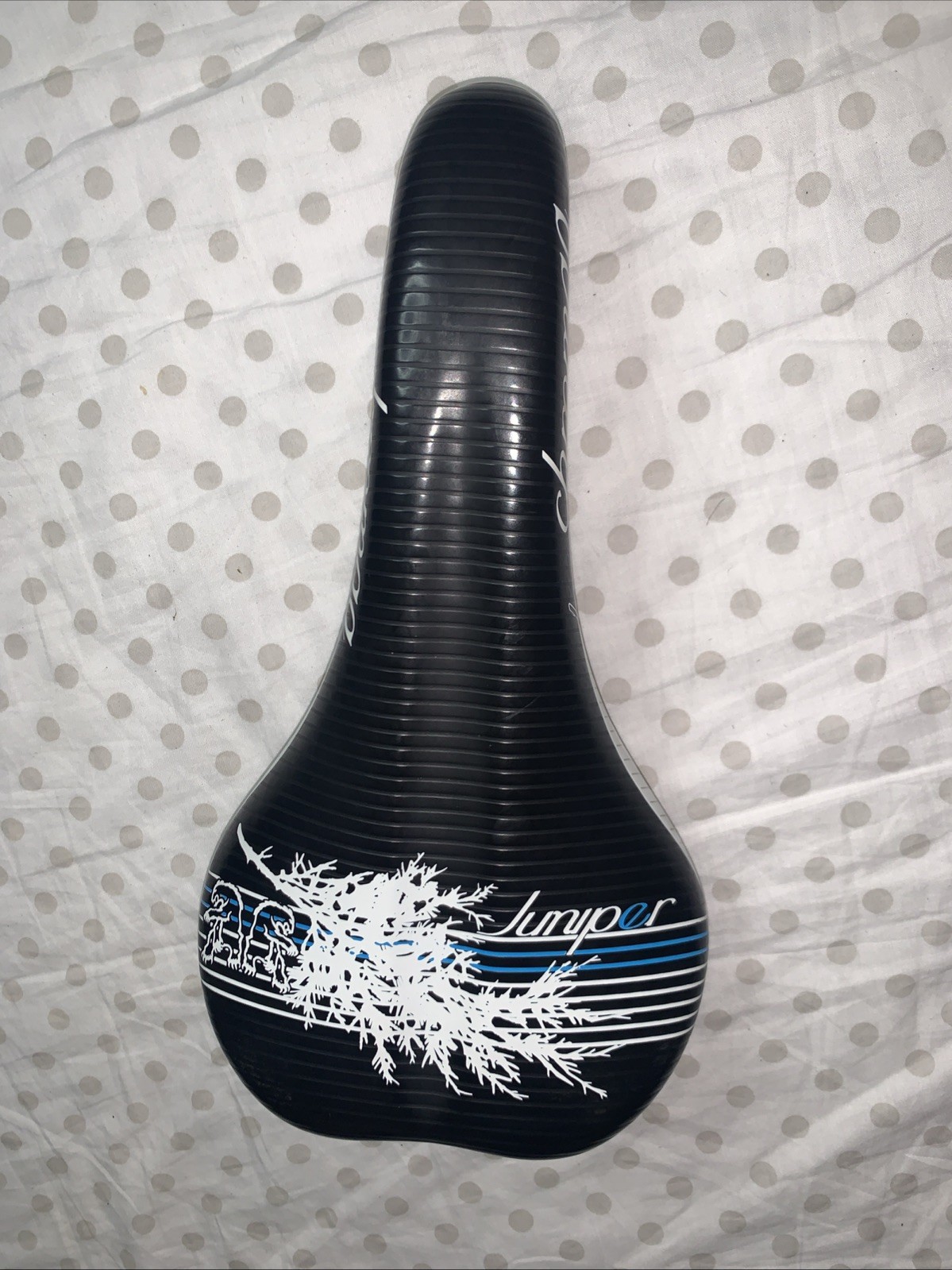 Chromag Juniper Saddle – Chromoly, Black/whiite