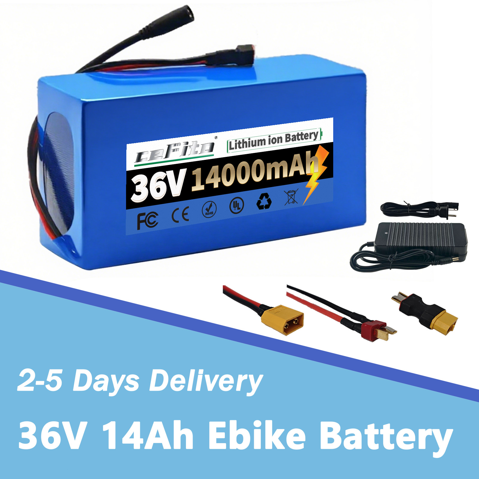 36V 14Ah Ebike Battery 36Volt 14Ah Replacement Lithium Battery for 36V E-Bikes