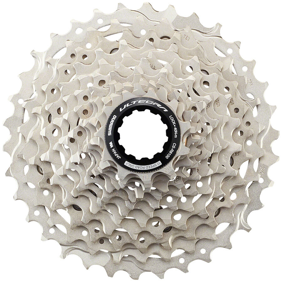 Shimano Ultegra CS-R8101 Cassette – 12-Speed, 11-34t, Silver