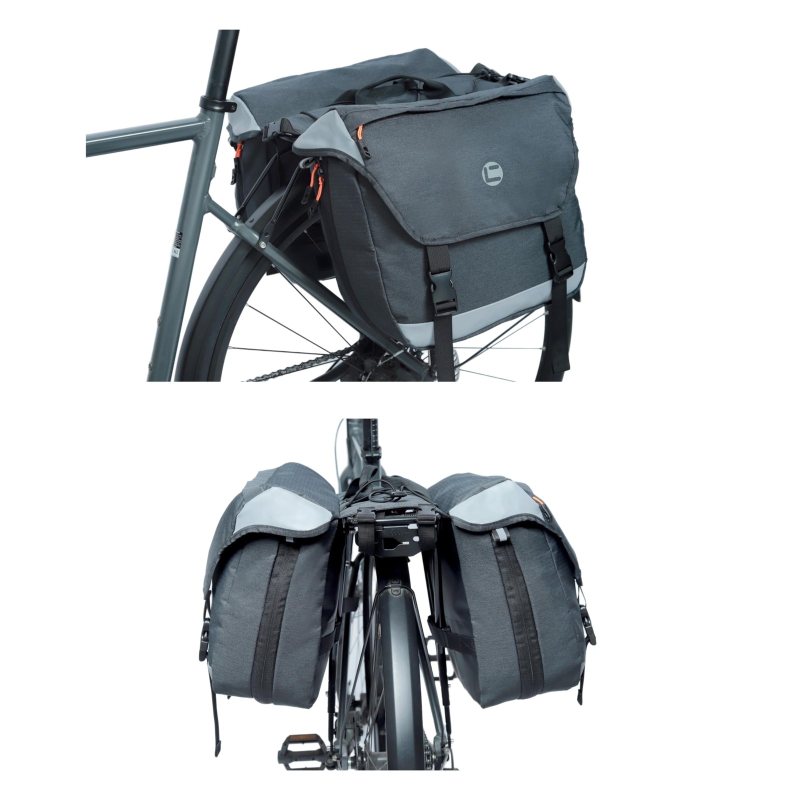 Bike Bag Panniers 35L Bicycle Saddle Bag for Bicycle Rear Rack | Bike Trunk B…