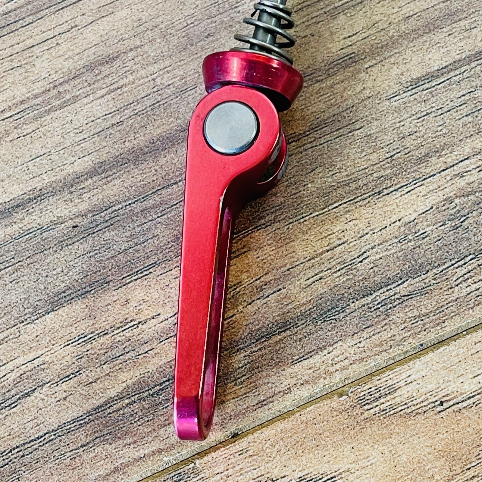  Ringle Ti-Stix Titanium Front Skewer 9mm Red Anodized Vintage 90s