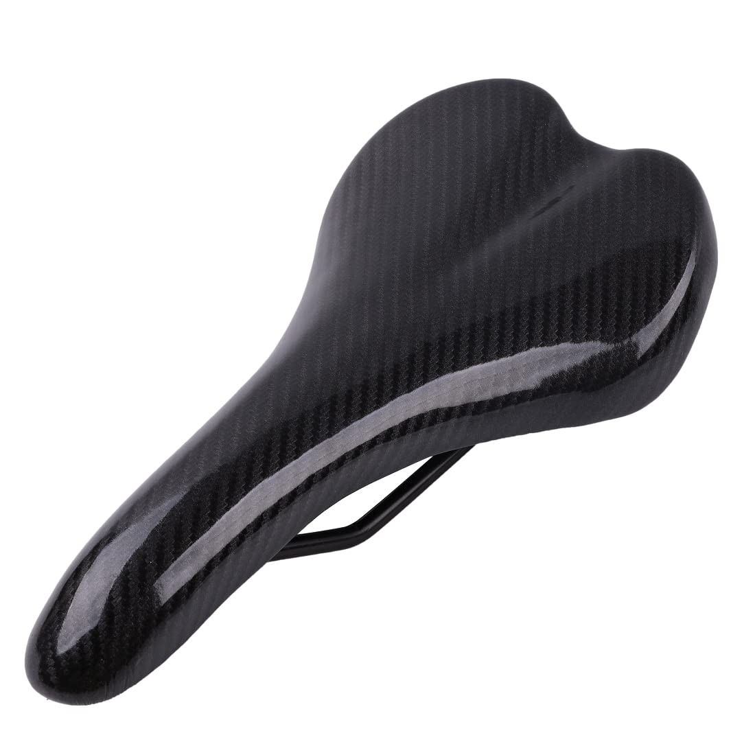 Imitation Carbon Fiber Leather Bicycle Saddles Bike seat Cycling Cushion Suit…