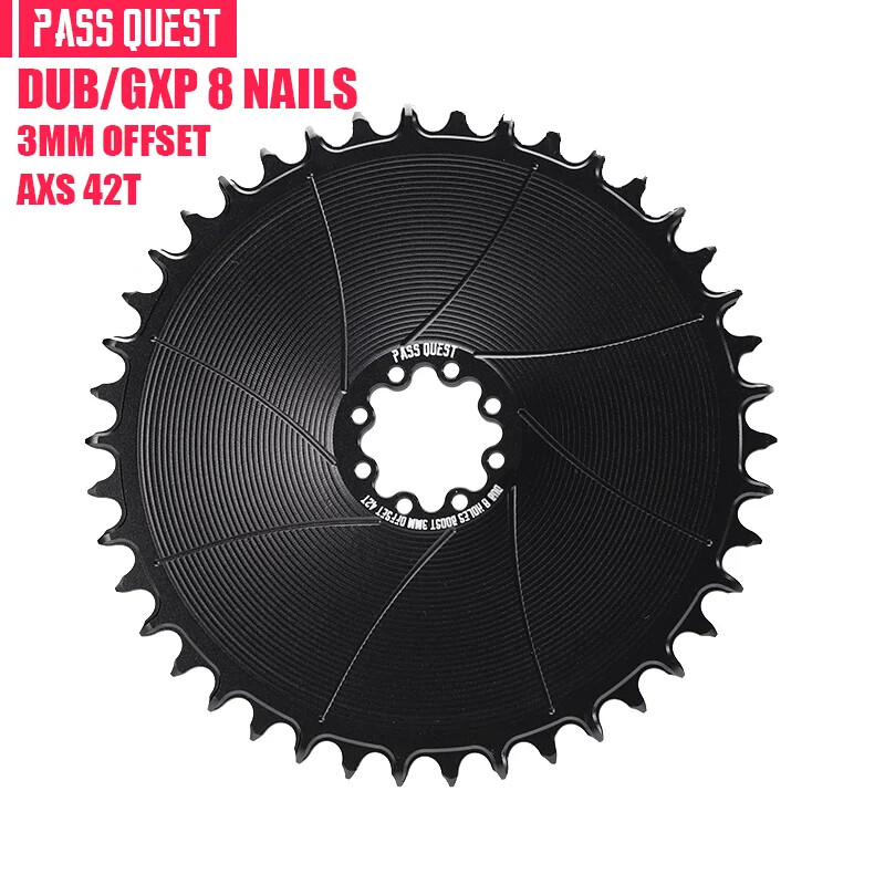 Bicycle Chainring 3mm Offset Norrow Wide Teeth Disc Direct Mount Chainwheel