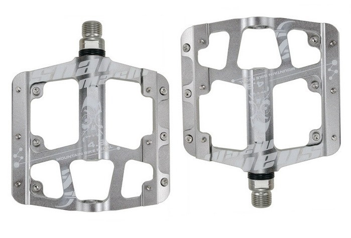 Aluminum Road MTB Mountain Bike Bicycle Pedal 3 Bearings Flat-Platform Pedals