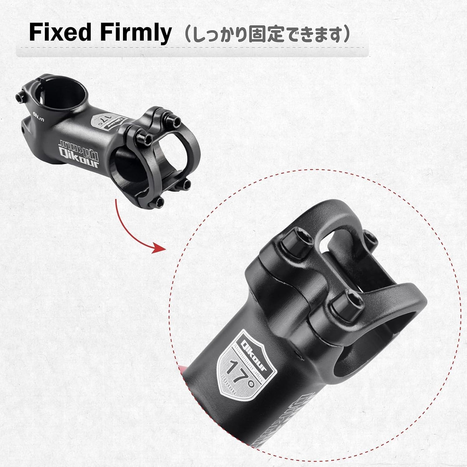 25.4mm 31.8mm Stem 70mm 80mm 90mm 110mm 120mm 130mm 17 35 45 60 Degree Adjust…