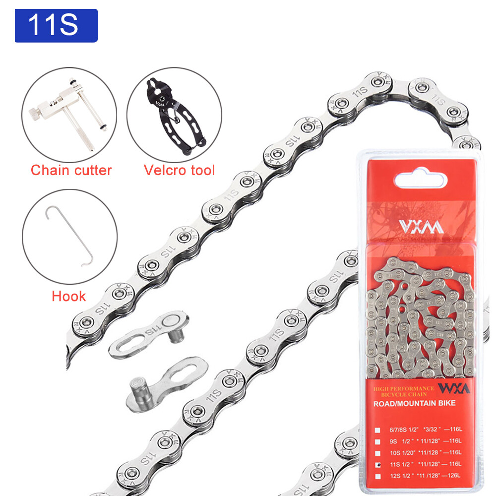6/7/8/9/10/11/12 Speed Bike Chain sets with three toosl Road MTB Bicycle Chain