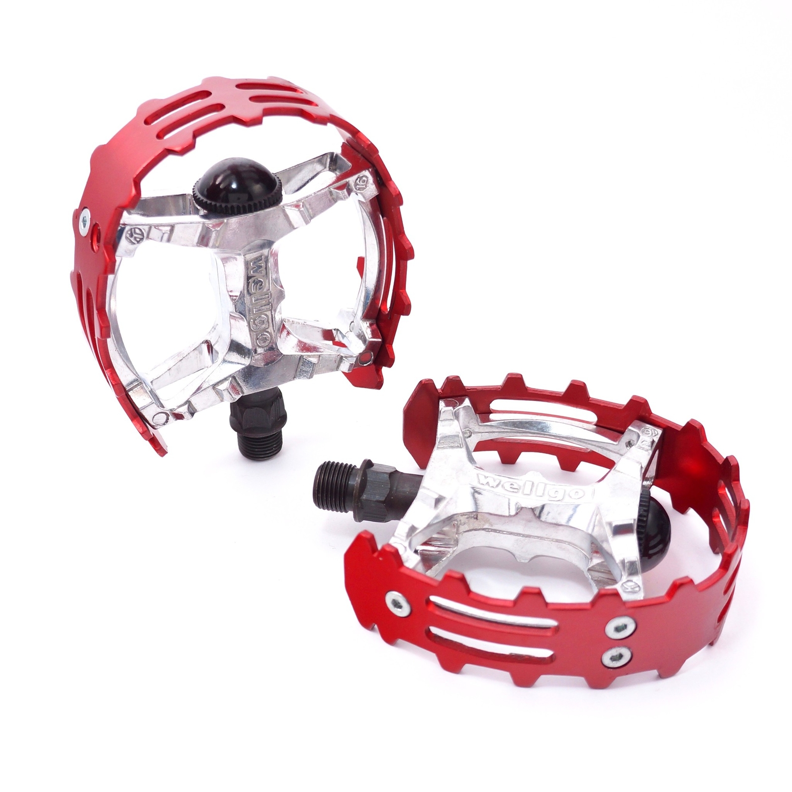 Wellgo BMX MTB XC-II bear trap Bicycle Bike pedals 1/2″ Old school Vintage Bike