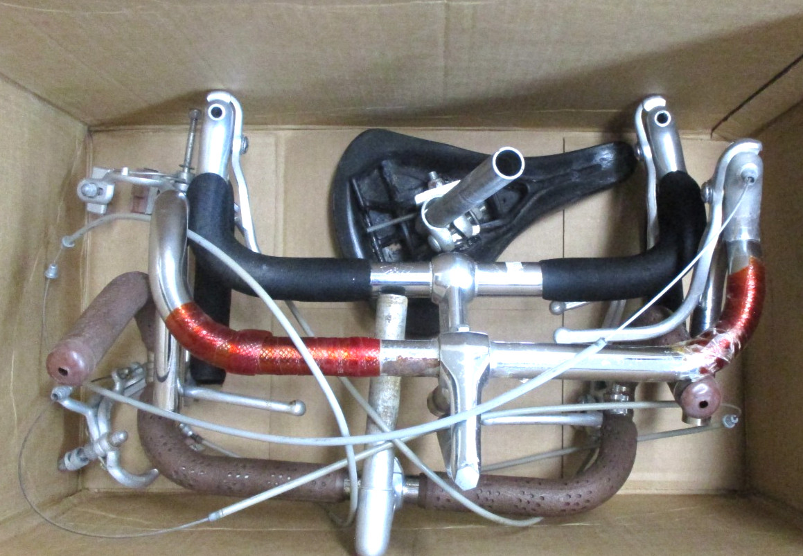 Bicycle parts. 40 lbs. Mostly 10 speed Schwinn. Maybe some foreign.