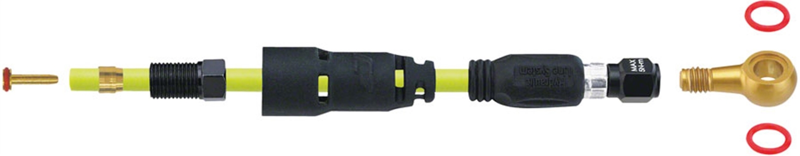 Jagwire Pro Disc Brake Hydraulic Hose Quick-Fit Adaptor for Tektro Gemini SL, Or