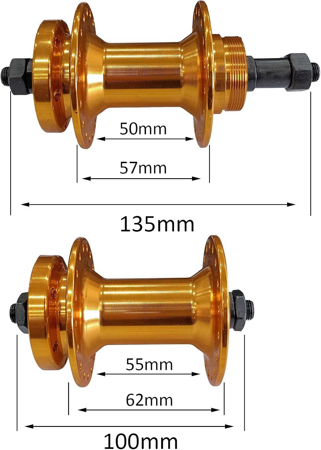 Bike Wheel Part Bicycle hub, Bike Hub 3/8 x14G x 36H x 100mm x 136mm, Quick R…