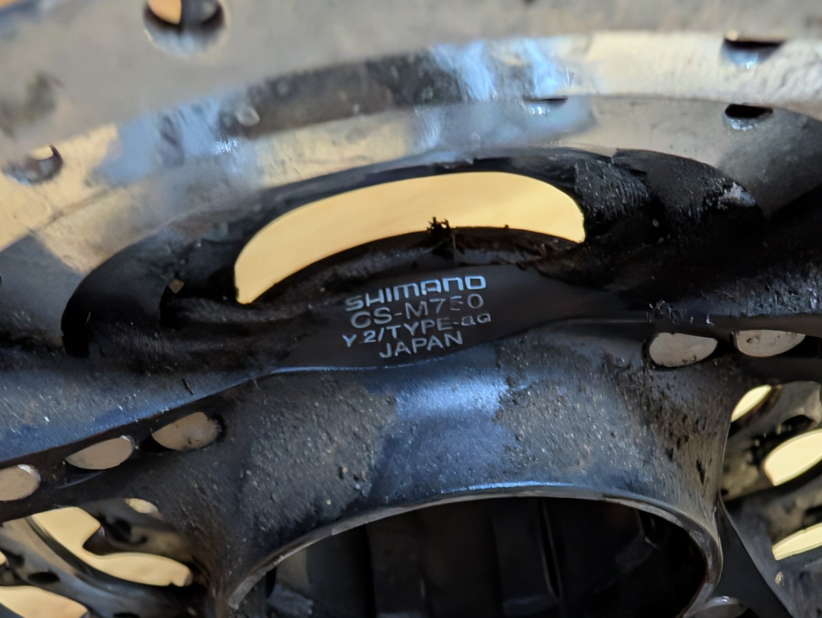 Shimano XT HG Hyperglide CS-M750 – 9 Speed Cassette 12-32T – Nice Used Condition