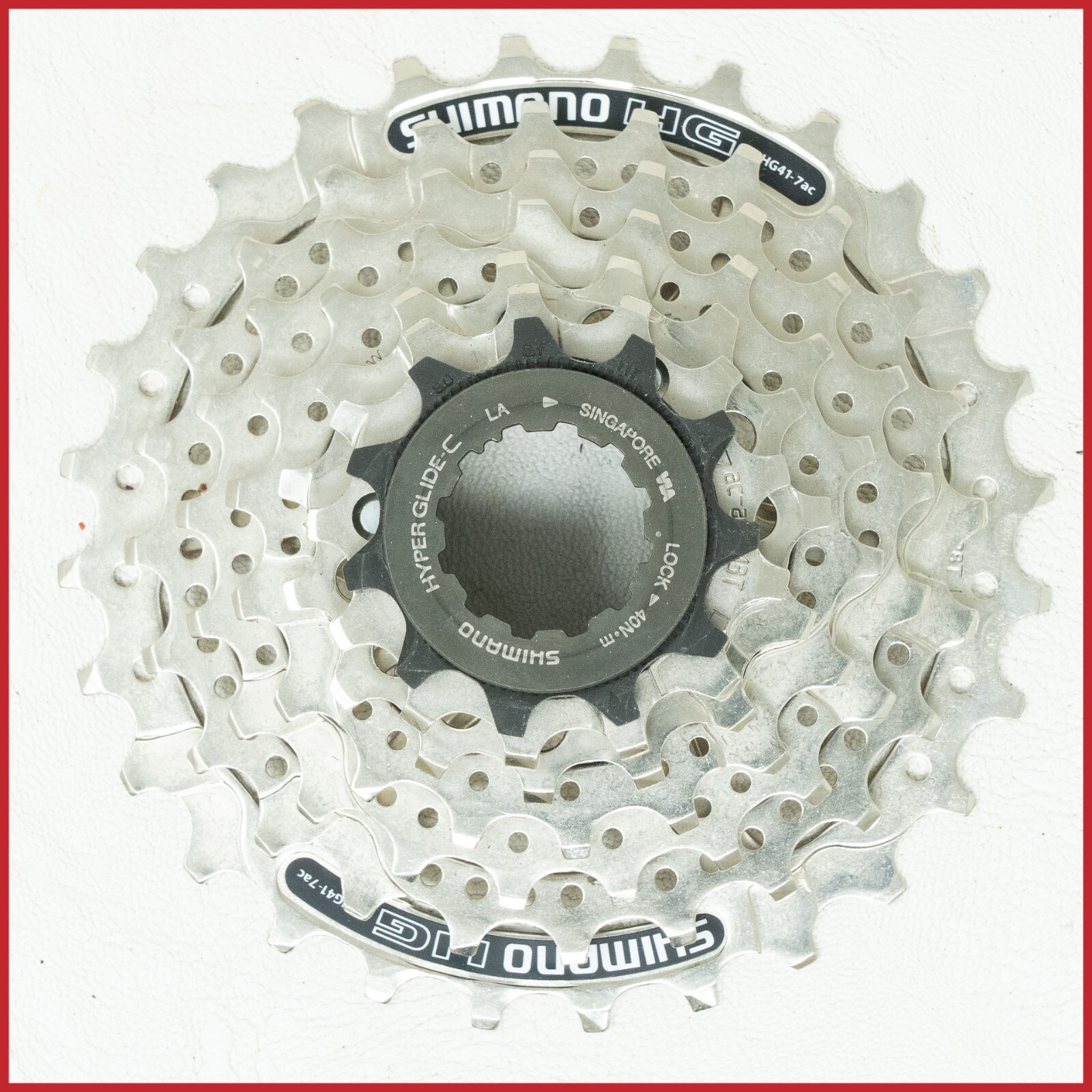 NOS SHIMANO CS-HG41-7ac CASSETTE 7 SPEED 11-28 MOUNTAIN BIKE VINTAGE HYPERGLIDE