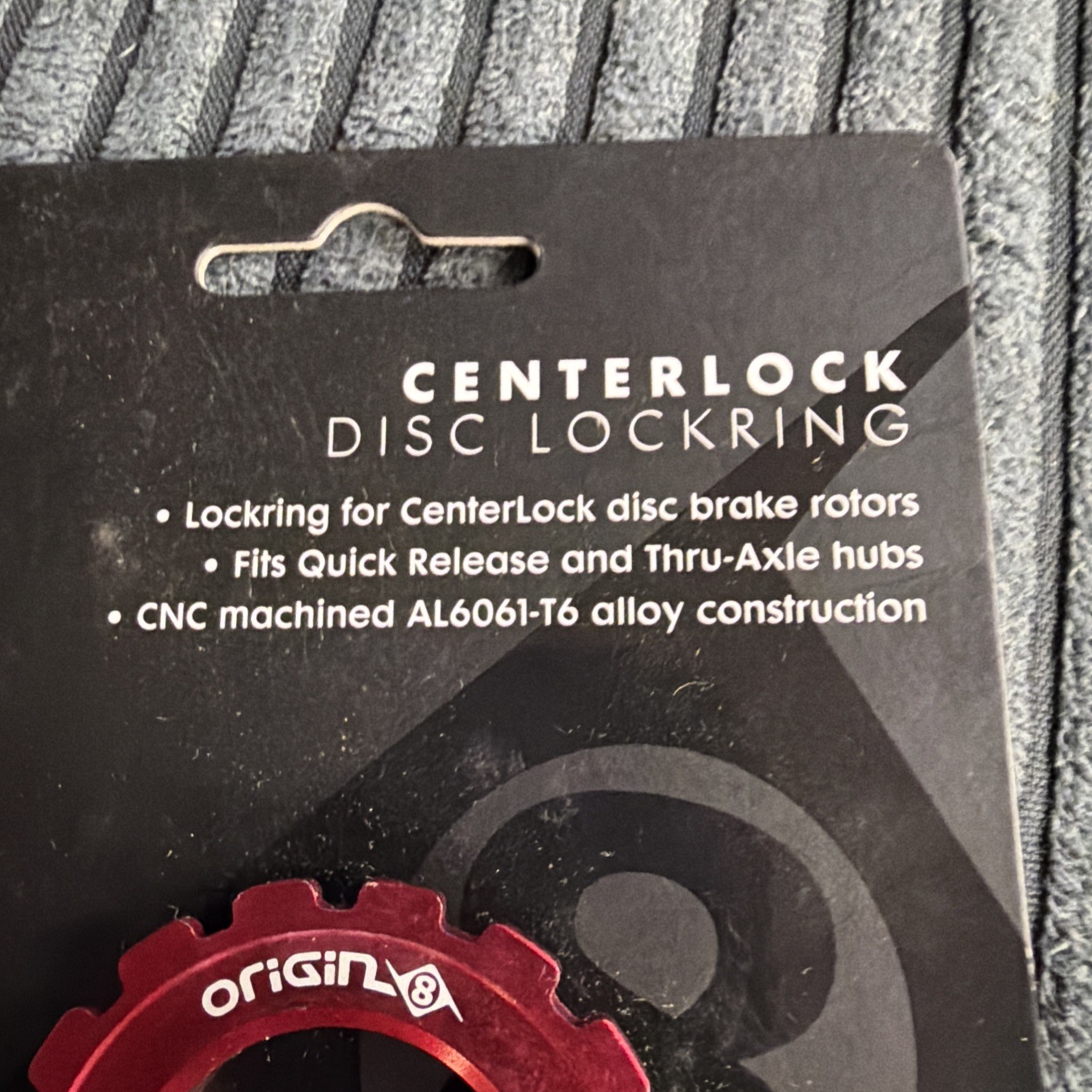 Origin8 CNC Machined AL6061-T6 CenterLock Disc Lockring for Bike & MTB