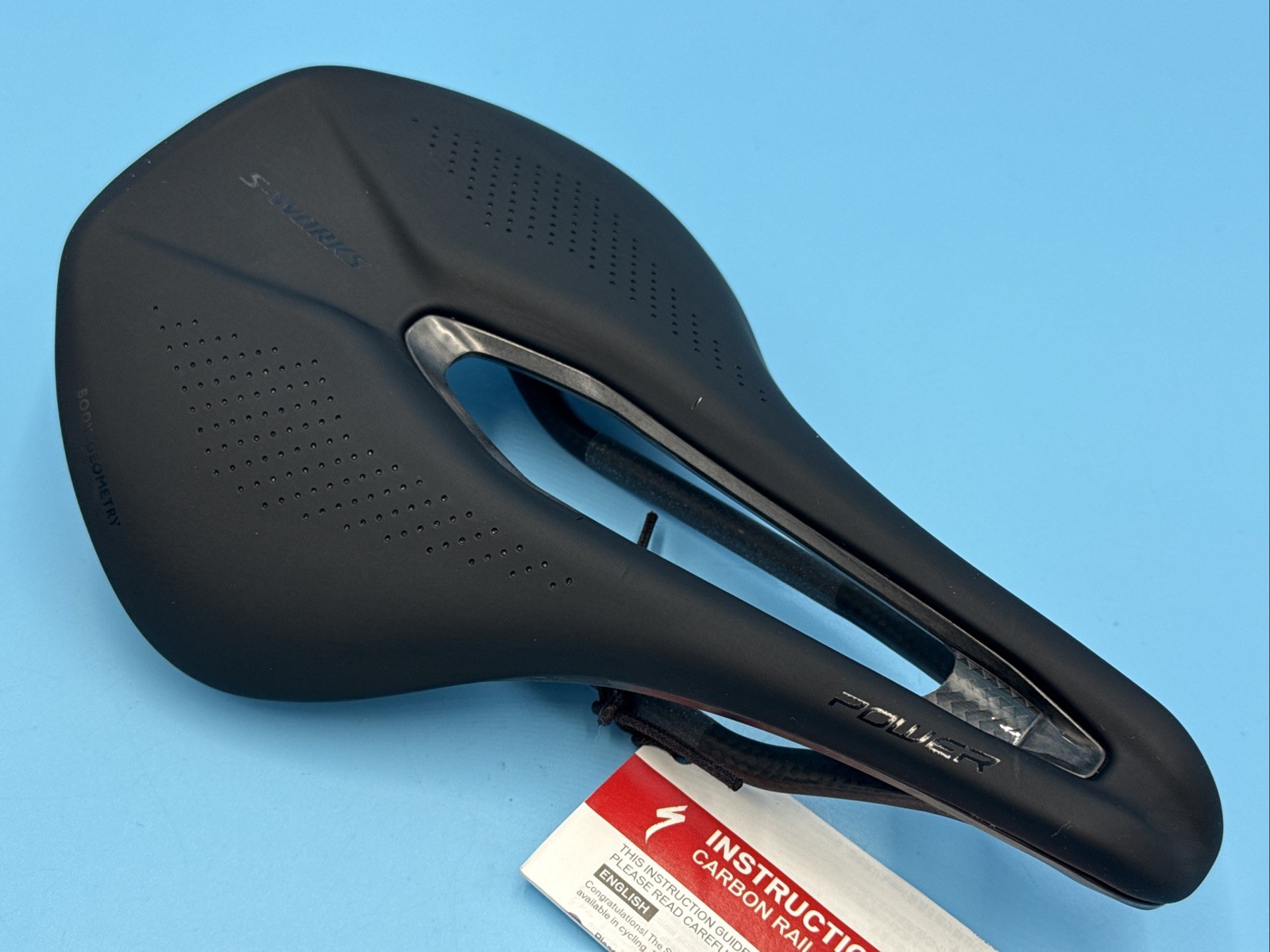 Specialized S-WORKS POWER 143mm Body Geometry FACT Carbon Rail Saddle NEW