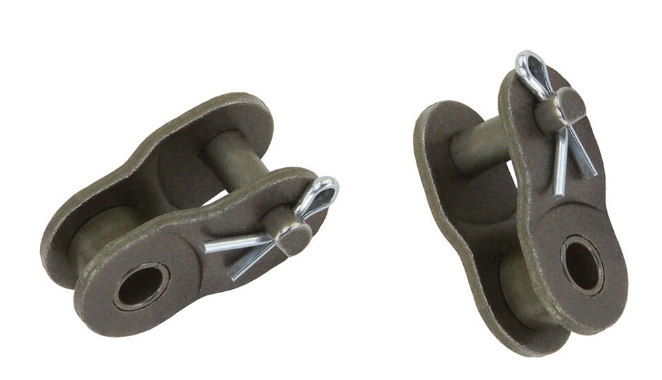 KMC 415H-OL Offset Half Link Chain Connector 1/2×3/36 HD Black BMX Fixie Cruiser