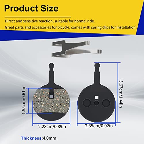 Bicycle Semi-Metallic Disc Brake Pads for AVID BB5 BB-5 MTB Bike 4 Pairs