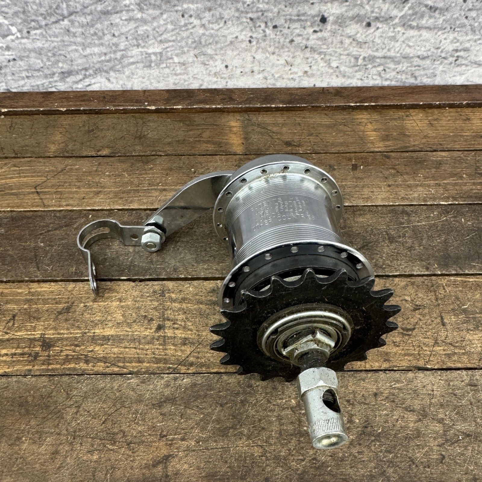 Vintage Sturmey Archer S3C 3 Speed Rear Hub Coaster Brake 36H Nutted England