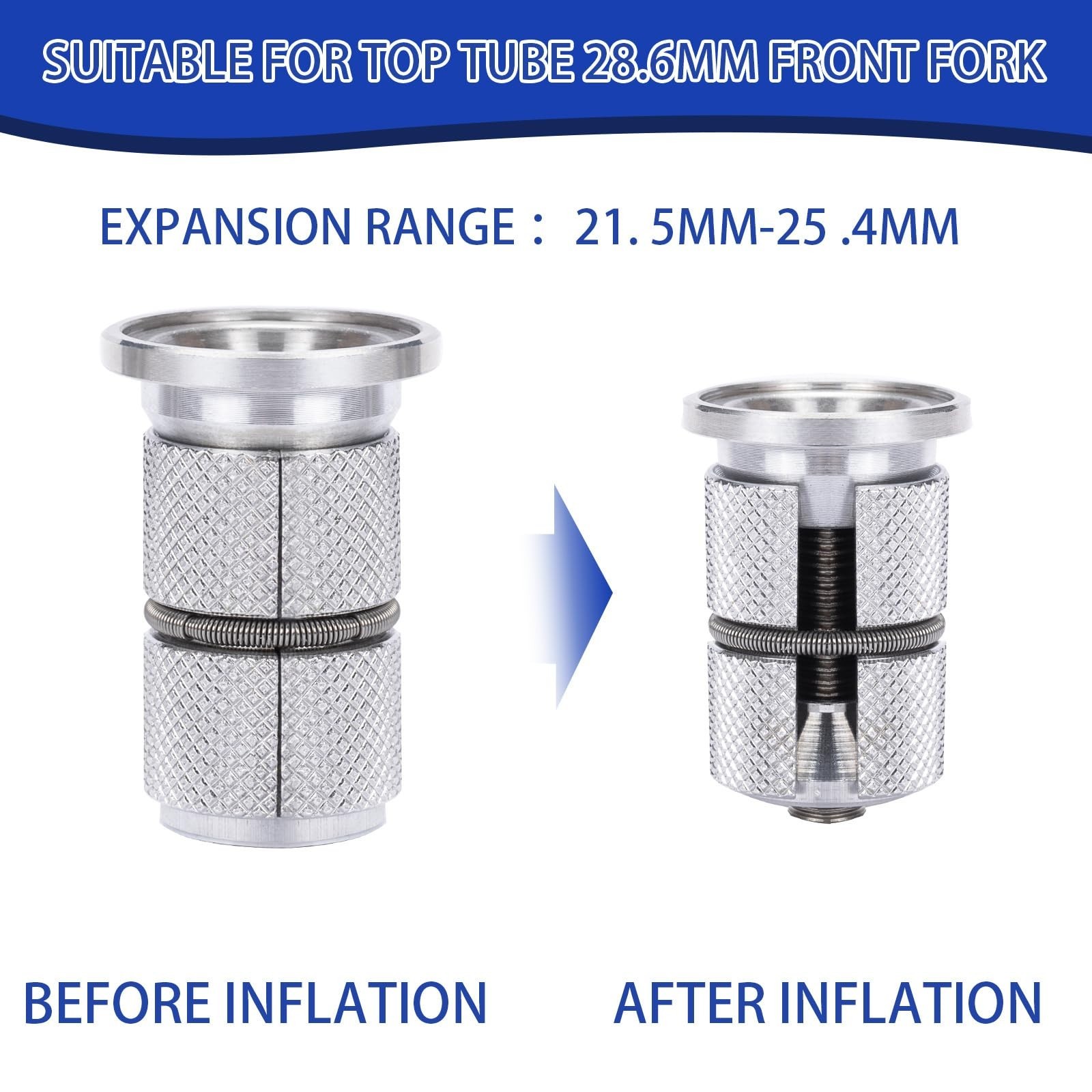 Aluminum/Carbon Fiber Bicycle Headset Top Cap, Star Nut Plug, Expanding Bolt 1 1