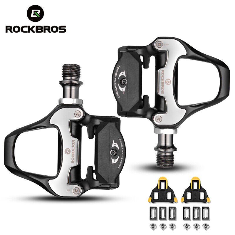 Road Bike Self-lock Pedals with Shimano SPD-SL or Look KEO Cleat 2 Sealed Pedals