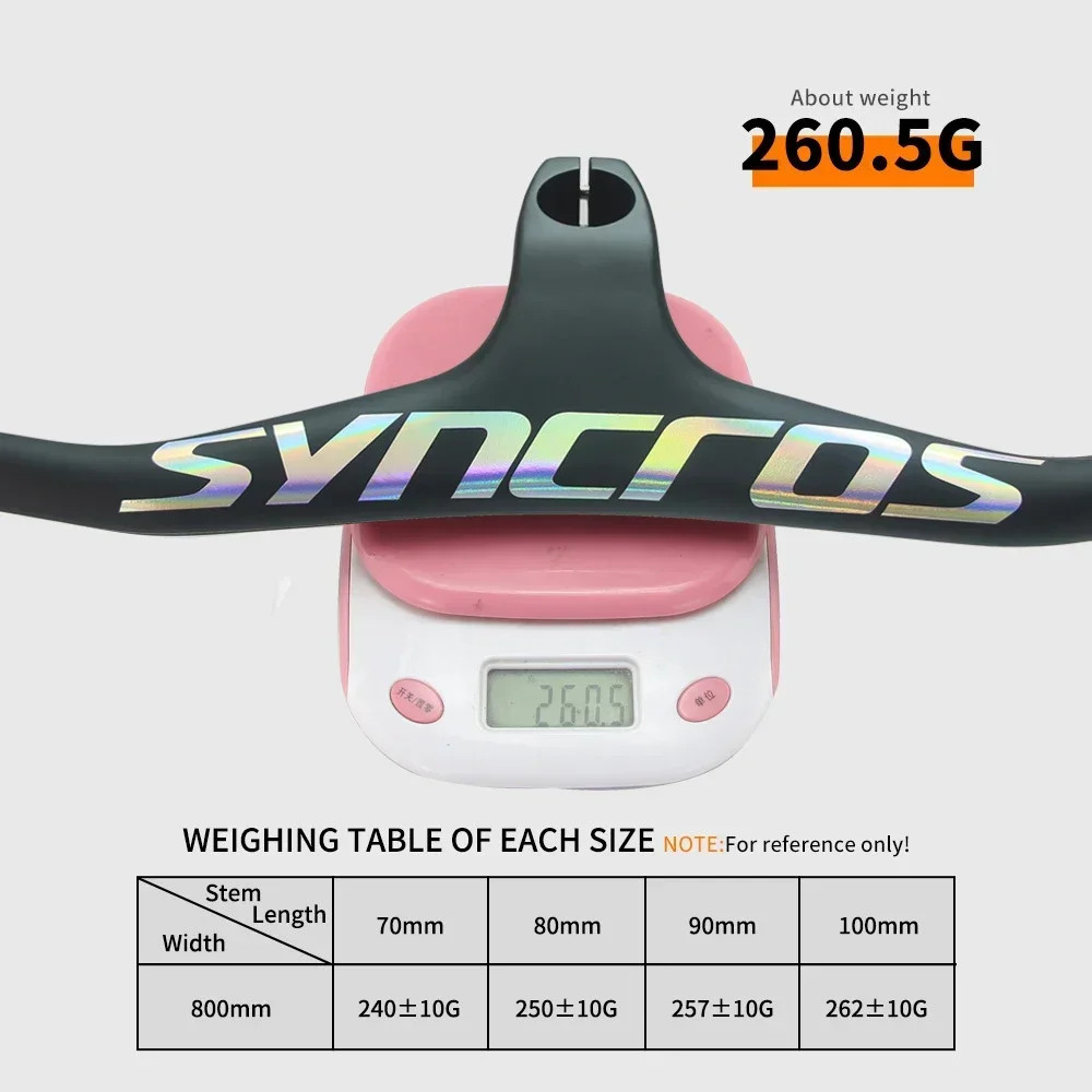 Bicycle Handlebar Integrated Carbon Mountain Bike with Stem -17Degree 70mm-110mm