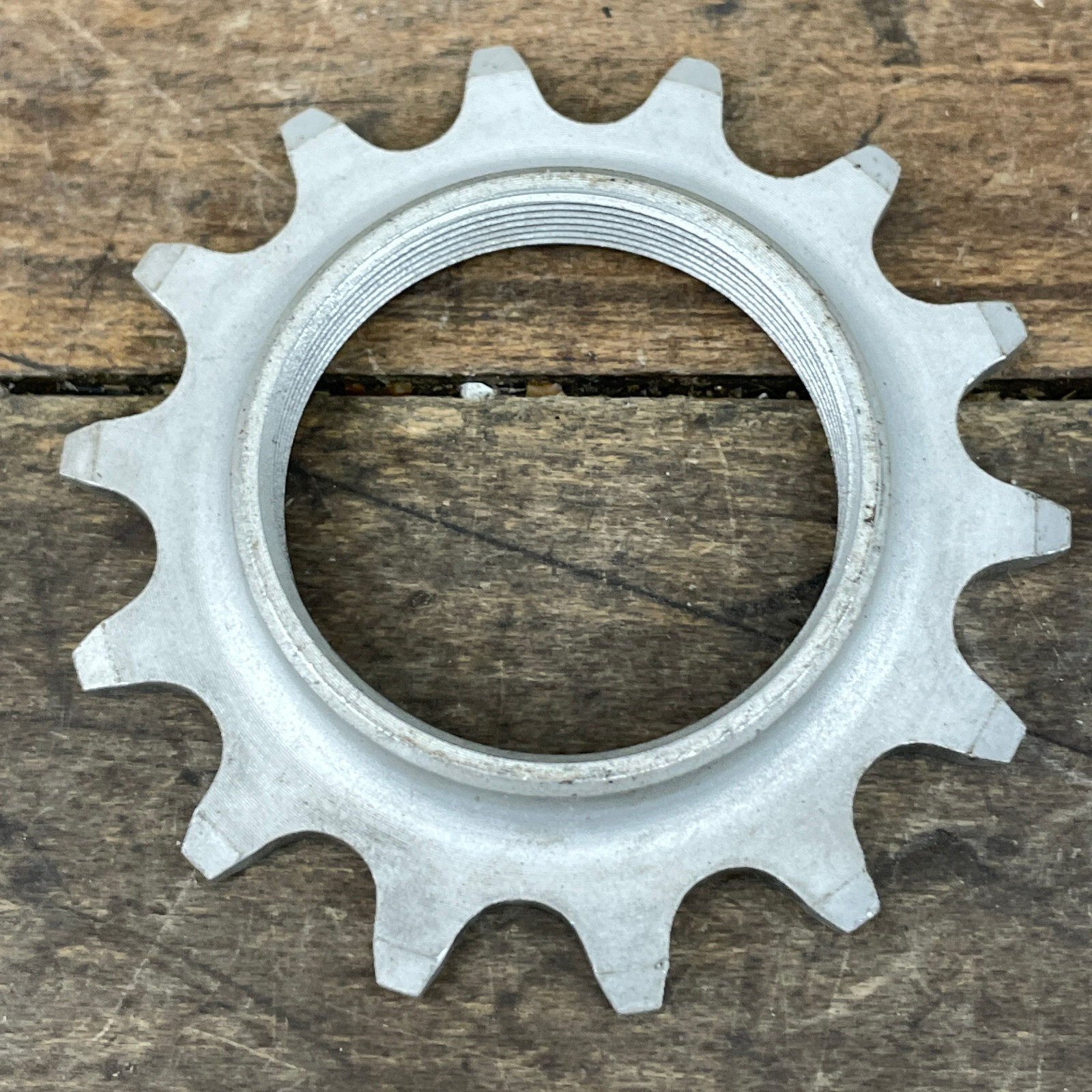 Vintage Alloy Track Cog 14 Tooth Aluminum English Threaded Fixie Single Eroica