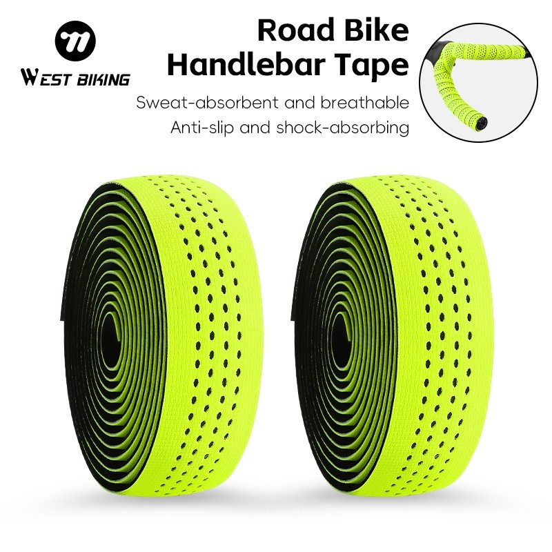 West Biking Road Bike Bicycle Handlebar Tapes Cycling Handlebar Tape One Pair