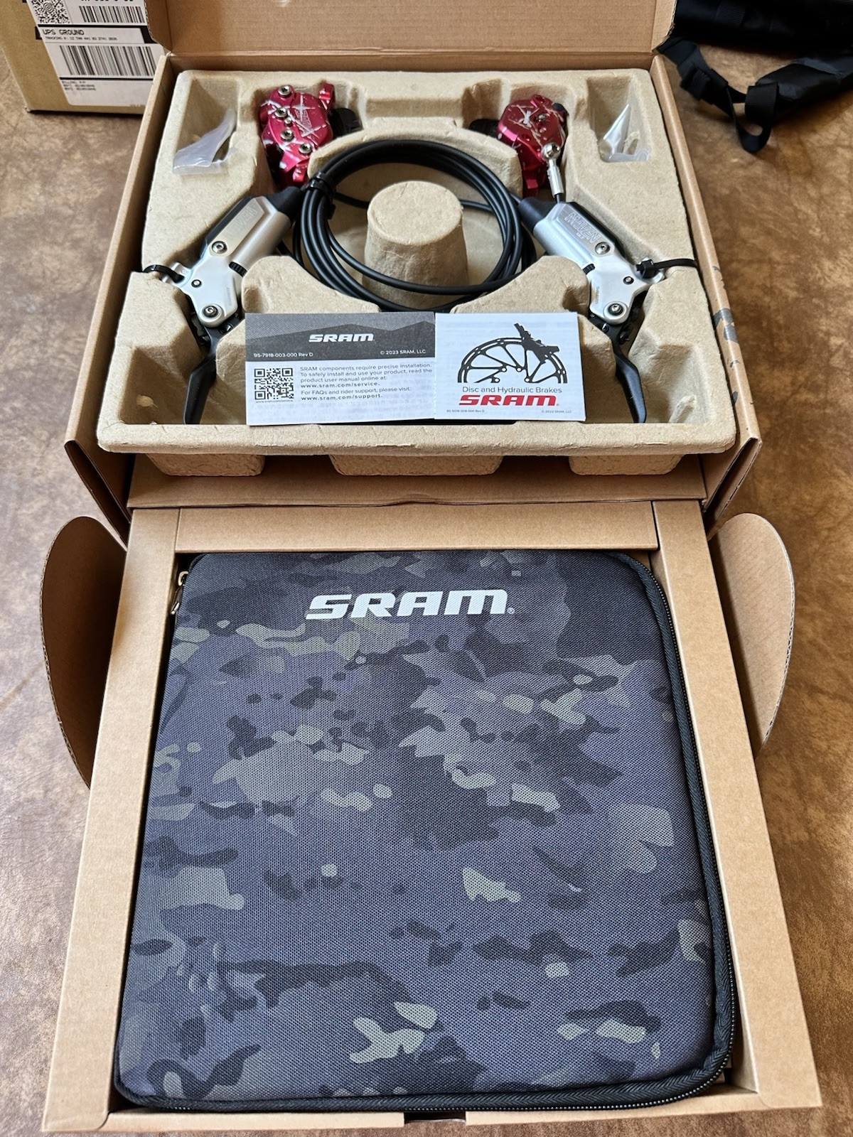 SRAM Maven Ultimate Expert Limited Edition hydraulic disc brake kit.