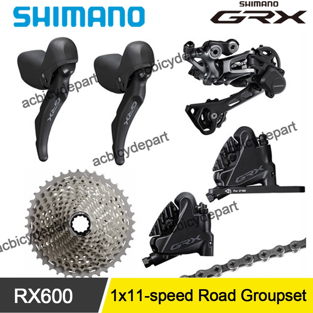 SHIMANO GRX RX600 1×11-speed Groupset Derailleur M8000 Cassette 42T Road Gravel
