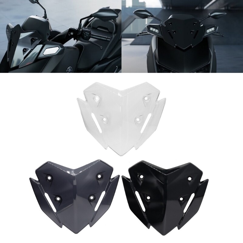 For XMAX125 XMAX250 XMAX300 Motorbike Visor Windshield Sporty Look & Wind Shield