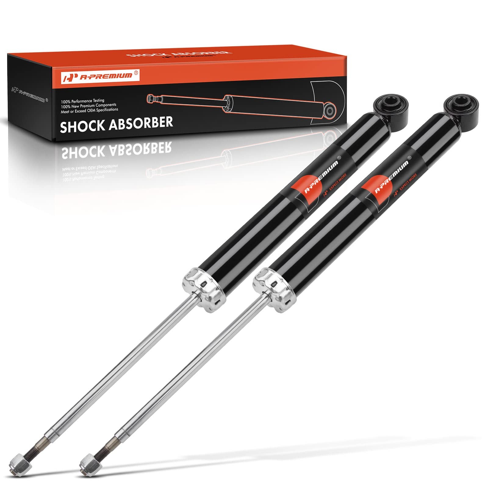 A-Premium Rear Pair 2 Strut Shock Absorber Compatible Chevrolet Malibu