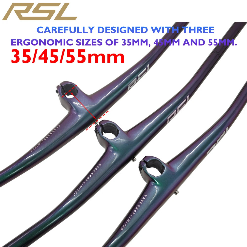 Full Carbon Fiber Mountain Bike Integrated Handlebar 35-55mm Stem XC Bike Bar