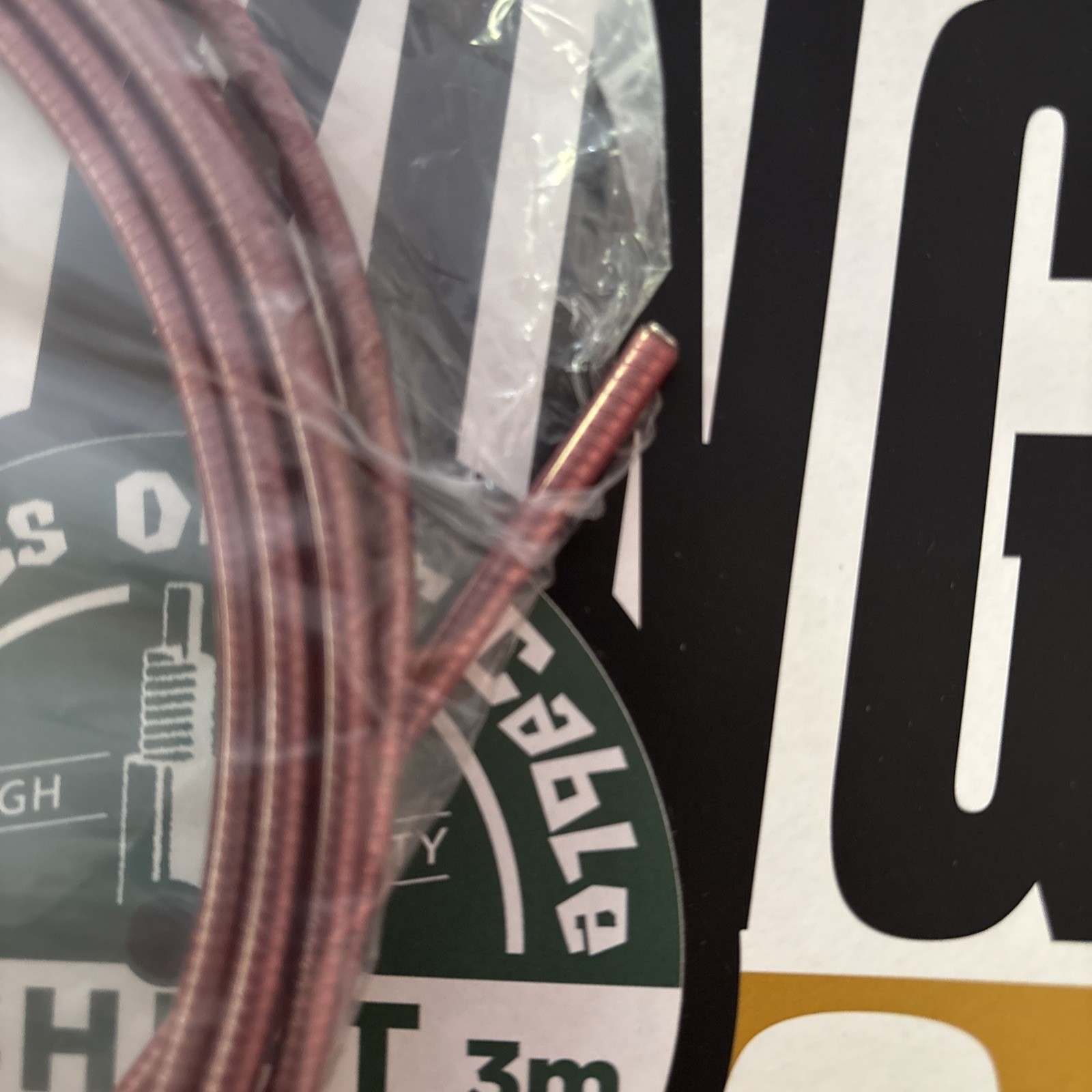 Sim Works Nissen Stainless Outer Cable for Shift – 3m – Salmon (Copper)