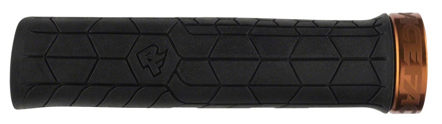 Getta Grip – RaceFace Getta Grips – Lock-On, 30mm, Black/Kashmoney Gold – Grip