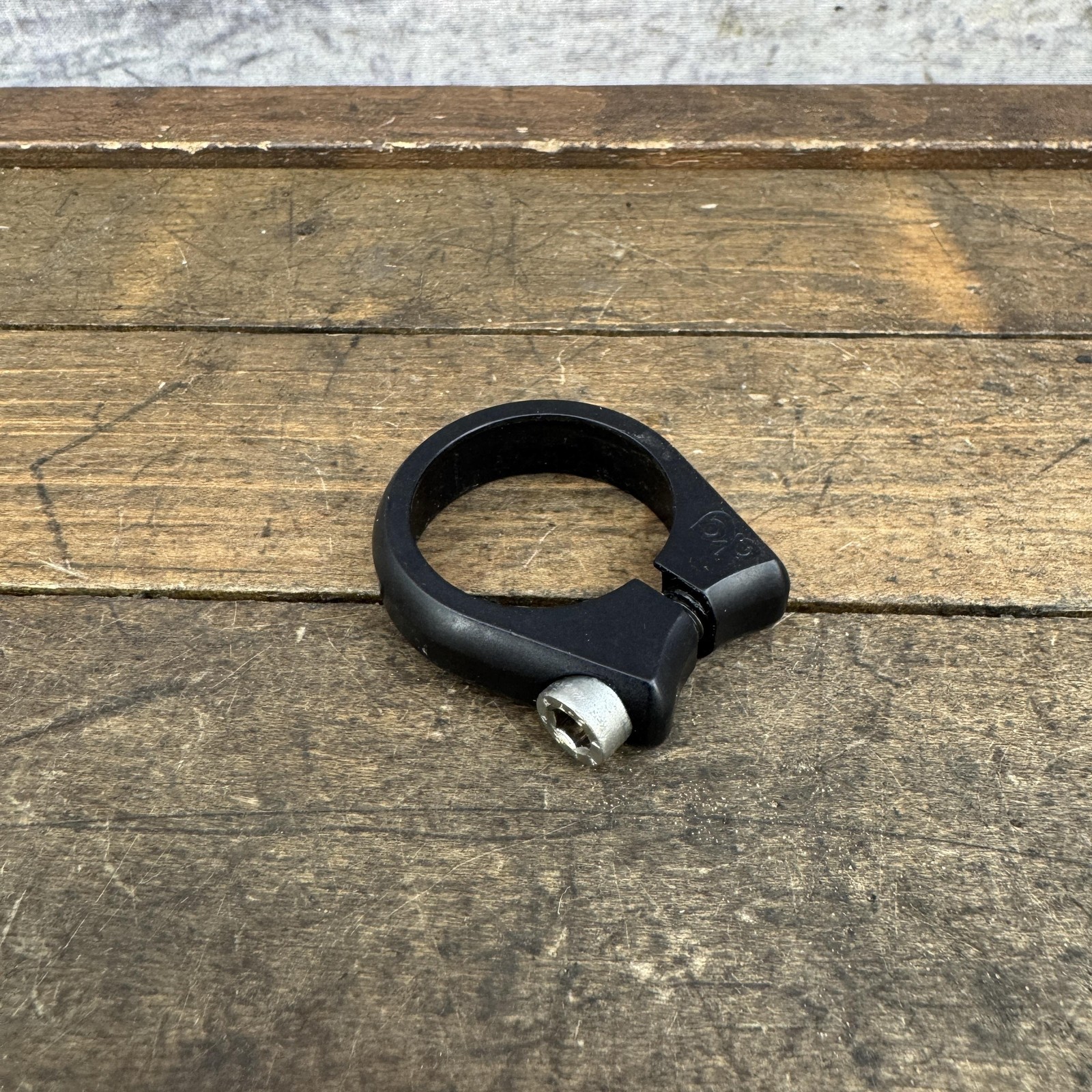 DKG Seatpost Clamp 35.0 Mm Black Alloy Bolt-On MTB Road Bike Collar Garoutte
