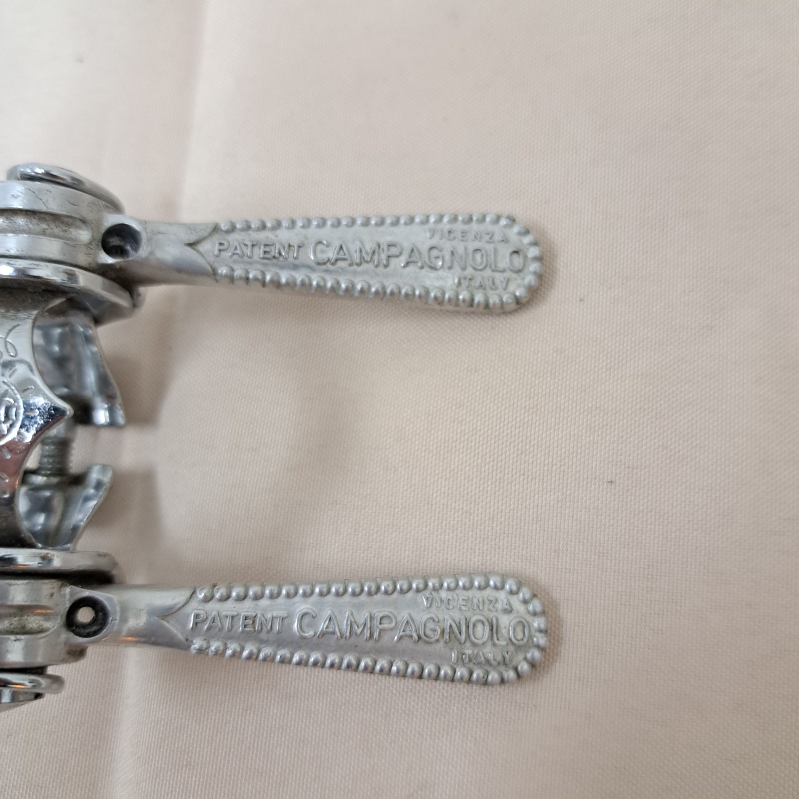 Vintage Campagnolo Down Tube Shift Lever Set, Friction Shifter