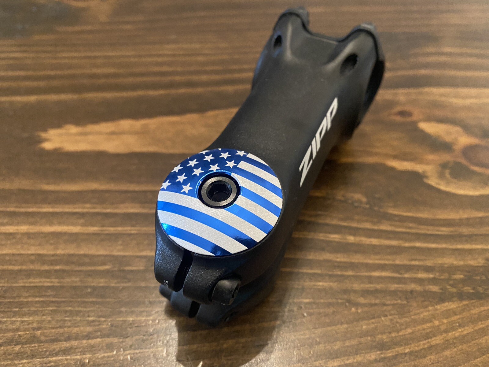 American Flag – Threadless Bicycle Headset Stem Cap 1 1/8″ Blue USA