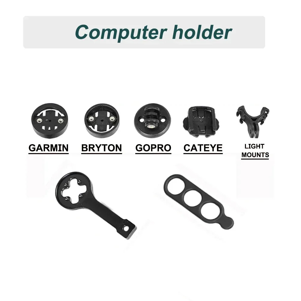 Mountain/Road Bicycle Carbon Stem 3 Degrees Adjust with Computer Mounts