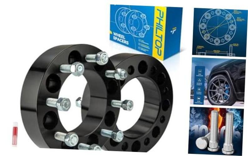 8×6.5 Wheel Spacer, 2″ Lug Centric Wheel Spacers Fit for Ram 2500, K1500, Ram
