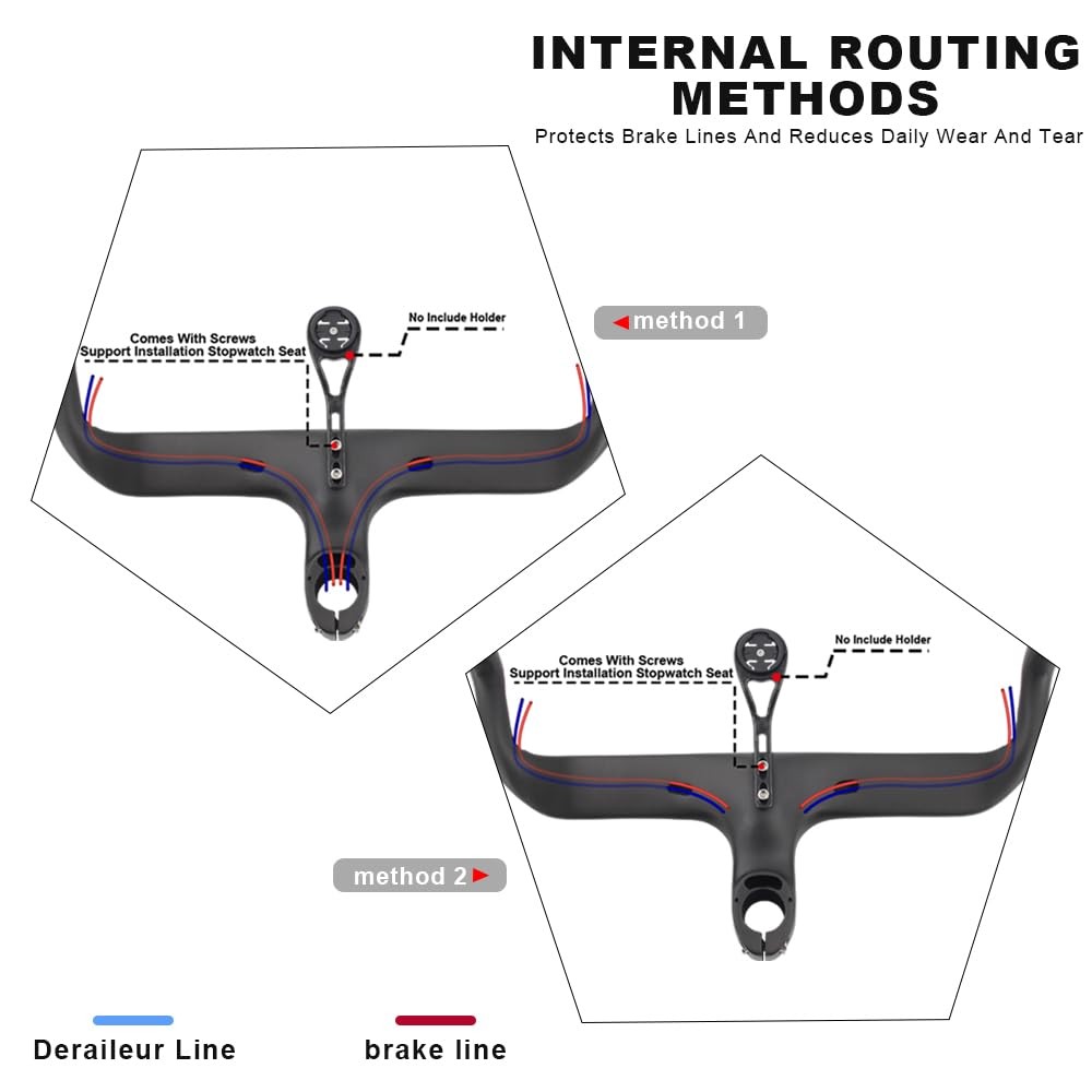 Rxl Sl Integrated Bicycle Handlebar 90Mm Road Bike Integrated Handlebars Carbon