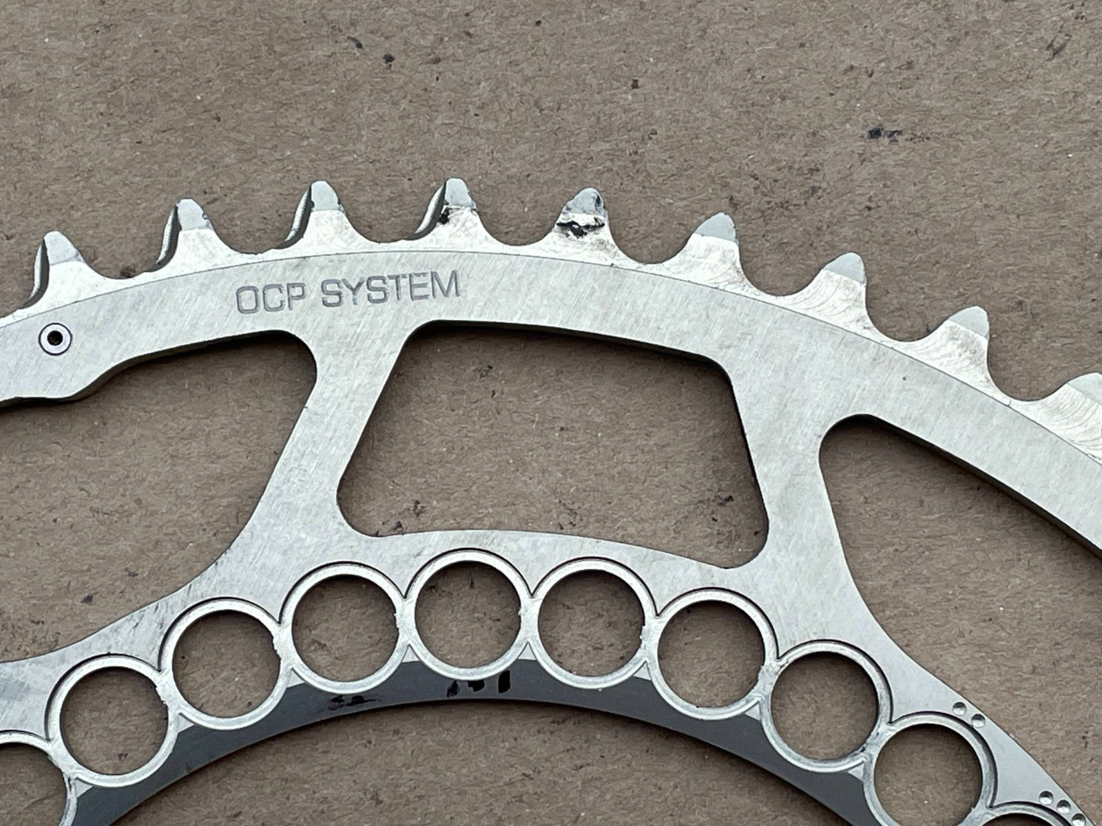 Rotor Q-ring Oval Chainring OCP (Optimum Chainring Position) 53t 130bcd Silver