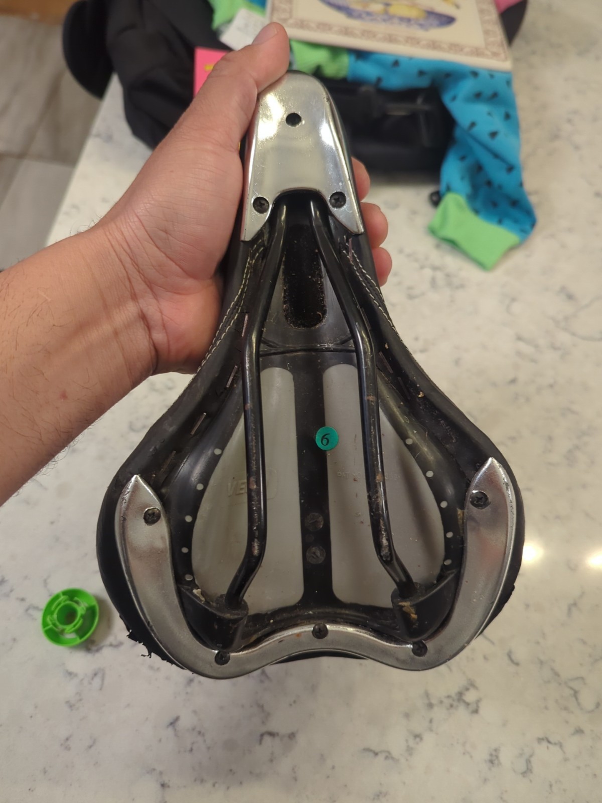 Velo The North Face Hybrid Bike Saddle 250/135mm Black Touring Road USA Shipper