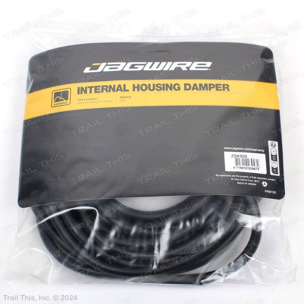 Jagwire 4.0-5.0mm Housing Damping Foam for Internal Routed Bike Frames – Black