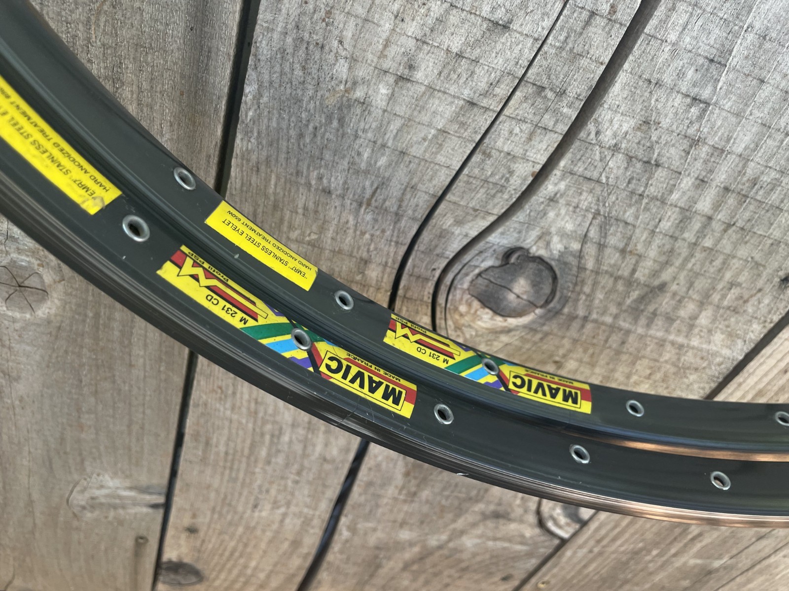 Mavic M231 CD 26″ rim set. 28h + 32h. Vintage MTB bike