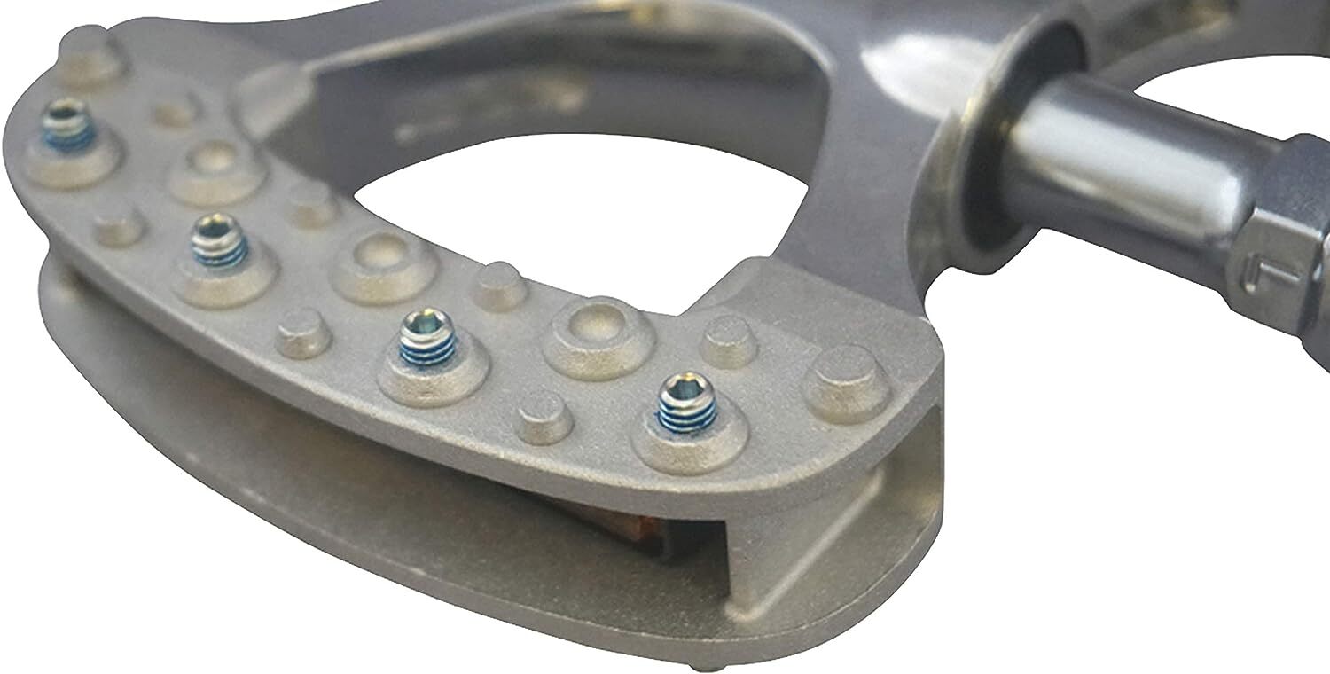 Mikasima (MKS) Pedal GAMMA Silver left and right set Aluminum 450g ‎112116 NEW