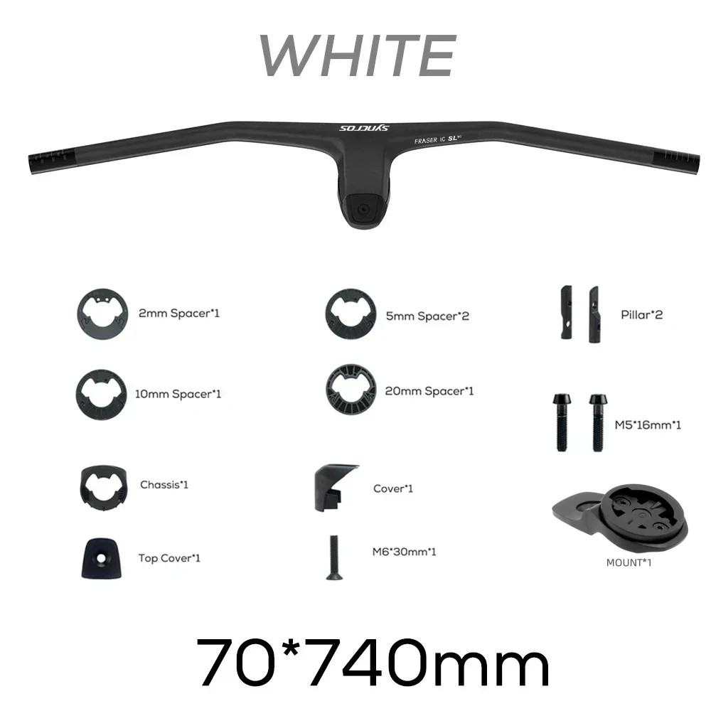 740MM -40 Degrees Full Carbon Fibre MTB Integrated Handlebar Bike Accessories