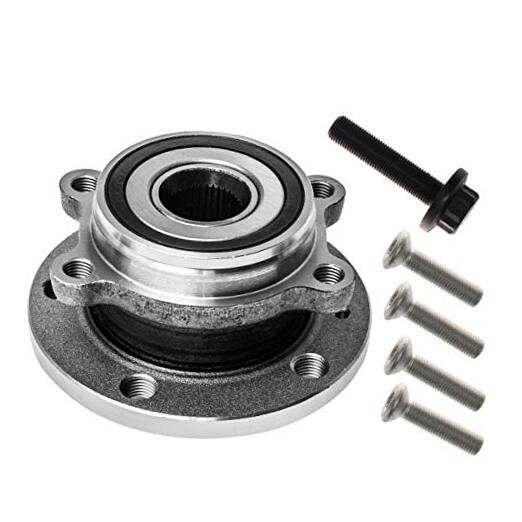 513253 (Rectangular 4-Hole Flange) Front Wheel Hub and Bearing Assembly