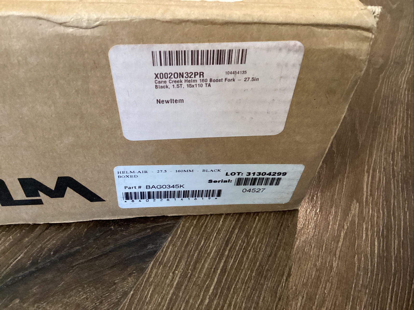 NEW Cane Creek Helm Suspension Fork 160mm Travel 110×15 Boost Black BAG0345K