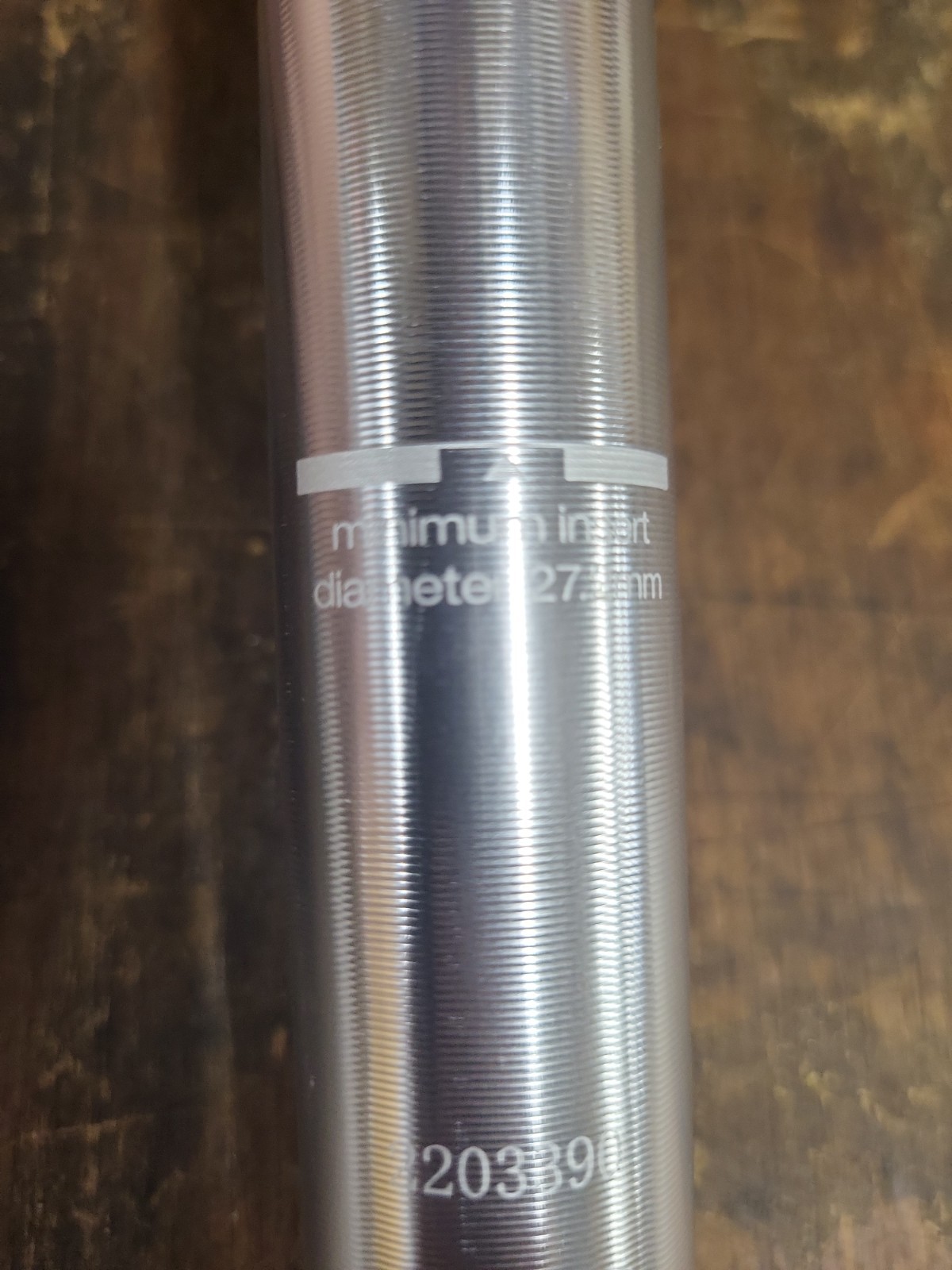 Silver Colored ALUMINUM SEAT POST 27.2 X 330MM NEW. MICROADJUST CLAMP FREE SHIP