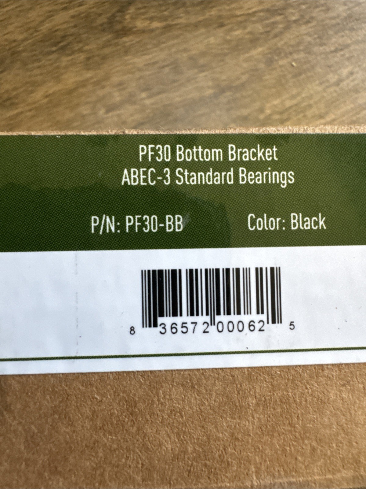 Wheels MFG PF30 Bottom Bracket ABEC 3 Black